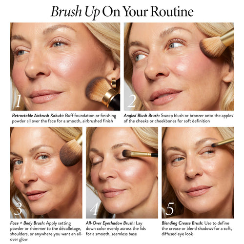 5PC Full Face Brush Set